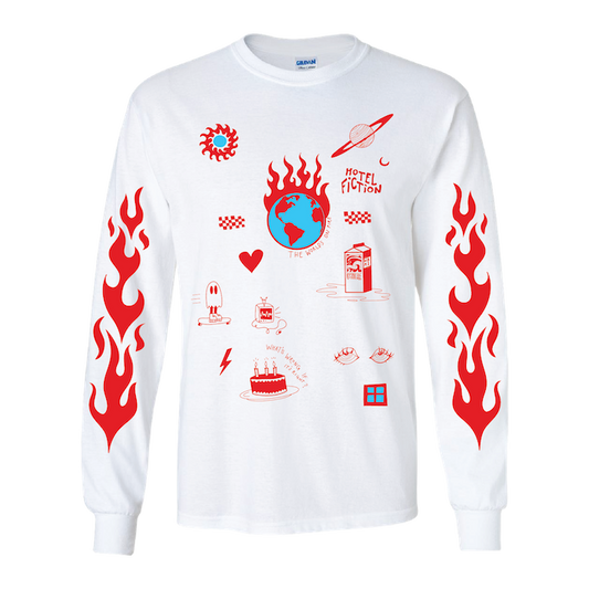 World On Fire Long sleeve Tee